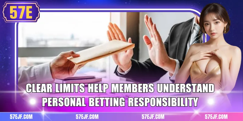 Clear limits help members understand personal betting responsibility