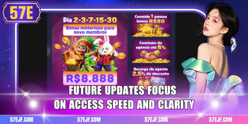 Future updates focus on access speed and clarity