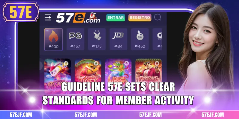 Guideline 57e sets clear standards for member activity