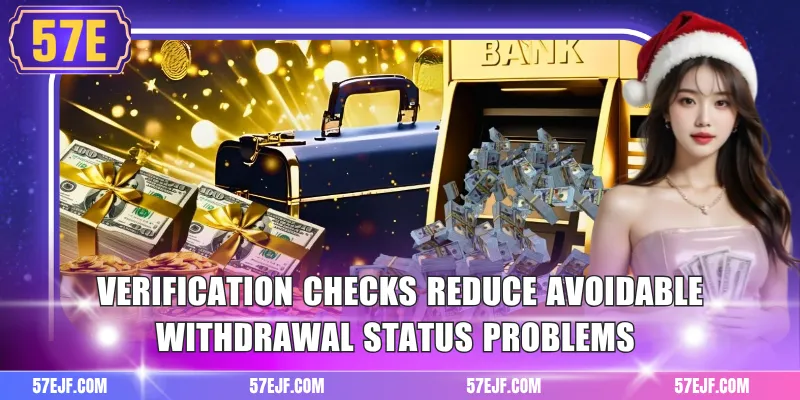 Withdraw 57e 3 Verification checks reduce avoidable withdrawal status problems